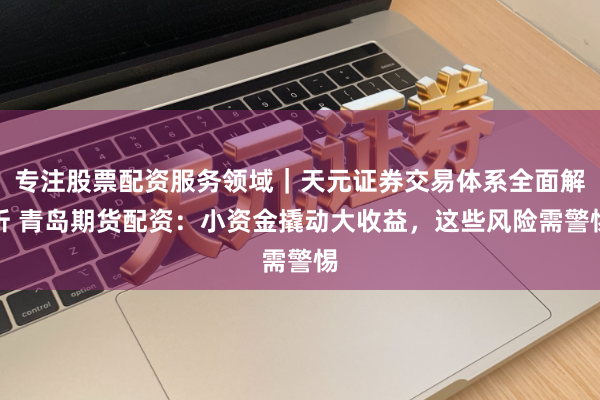 专注股票配资服务领域｜天元证券交易体系全面解析 青岛期货配资：小资金撬动大收益，这些风险需警惕